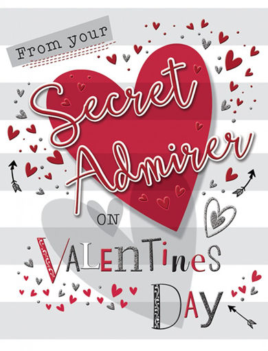 Picture of FROM YOUR SECRET ADMIRER ON VALENTINES DAY CARD